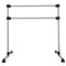 Silver Black Ballet Barre Adjustable Height Dance Practice Equipment